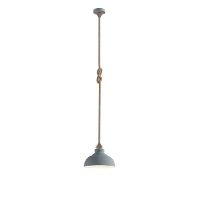 Image of Lindby pendant light Chaby, Ø 29 cm, 1 bulb, metal, rope