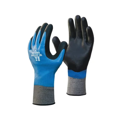 Image of Showa S TEX 377 Nitrile Foam Coated Cut D Gloves Size 8/L