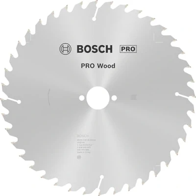 Image of Bosch 1x PRO Wood Circular Saw Blade for Corded Table Saws (for Softwood, Hardwood, Ø mm, Professional Accessory Saw)