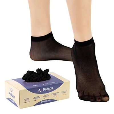 Image of Premium Quality Disposable Socks 100 pieces (Black)
