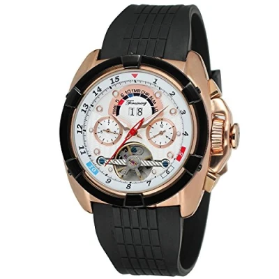 Image of Forsining Mens Automatic Self Wind Calendar Day Brand Wrist Watches FSG291M3T2
