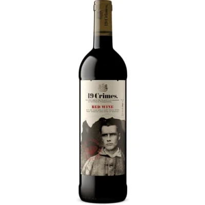 Image of 19 Crimes Red Wine 75cl