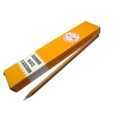 Image of Hancocks Cloth Marking Pencils 10 x White