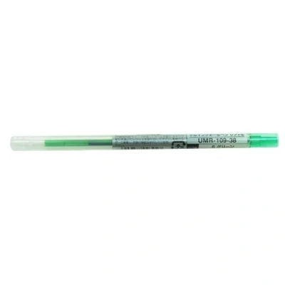 Image of Uni StyleFit Gel Ballpoint Pen Refill, 0.38mm, Green (UMR10938.6)