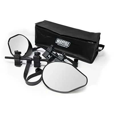 Image of Maypole Pro View Convex Glass Towing Mirrors, Twin Pack
