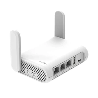 Image of GL.iNet GL SFT1200 (Opal) Secure Travel WiFi Router AC1200 Dual Band Gigabit Ethernet Wireless Internet IPv6 USB 2.0 MU MIMO DDR3 128MB Ram Repeater Bridge Access Point Mode