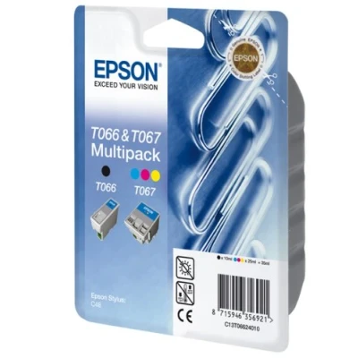 Image of Epson Original T066 + T067 Twin Combination Pack