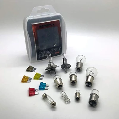 Image of 24V H7 Truck Lorry 15 pcs Emergency Spare Bulb Fuse Replacement Travel Kit