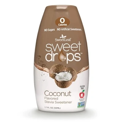 Image of SweetLeaf Sweet Drops Liquid Stevia Sweetener, Coconut, 1.7 Ounce