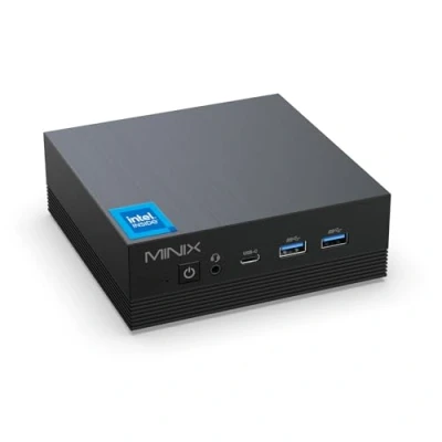 Image of MINIX Z100 Aero,16GB DDR4, 512GB PCIe 3.0 NVMe SSD Intel 12th Gen N100 Windows 11 Pro Mini PC, 4K Triple Display/1GB+2.5G LAN/USB A 3.2/USB C/WiFi 5/BT5.1/Vesa Mount/Support Auto Power On