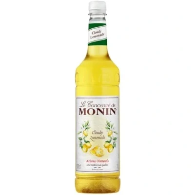 Image of MONIN Premium Cloudy Lemonade Concentrate 1L for Hand Crafted Lemonades, Cocktails and Mocktails. Vegan Friendly, Allergen Free, 100% Natural Flavours Colourings