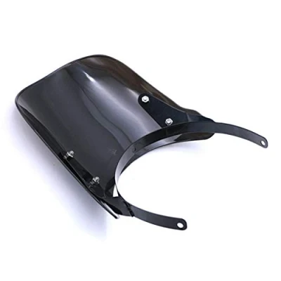 Image of Motorcycle Headlight Visor Fairing Windshield For Royal Enfield Classic 500 (Black)