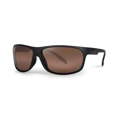 Image of Fox Rage Matt Black Wrap Brown Lens Eyewear sunglasses Polarised