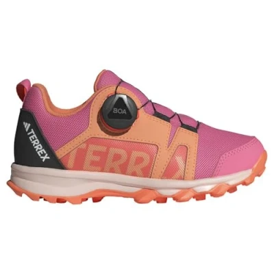 Image of adidas Terrex Agravic BOA Trail Running Shoes, Pink Fusion/Putty Mauve/core Black, 2 UK