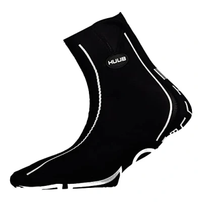 Image of Huub 3mm Wetsuit Swim Socks Short Sleeve Black Silver Unisex