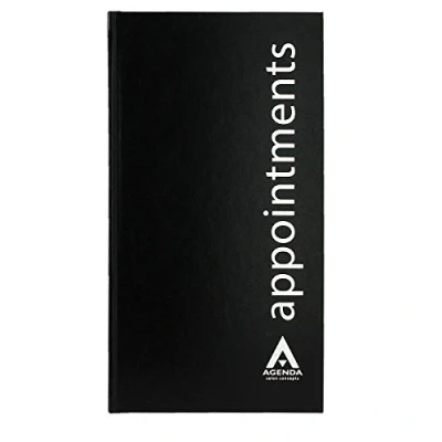 Image of Agenda Appointment Book 3 Assistant Black