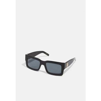 Image of Hugo BOSS Woman 1654/S 807/IR Sunglasses Acetate Black Grey Squared