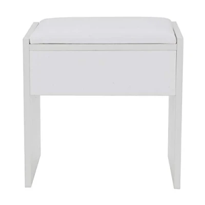 Image of YORKING Brief Dressing Table Stool Piano Seat Padded Soft Makeup Bench Chair Bar Bedroom