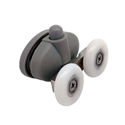 Image of Shower Door Wheels 20mm, 23mm or 25mm Uppers Lowers Double Twin Rollers Runners ROLL020 (Lower Wheel (25mm))
