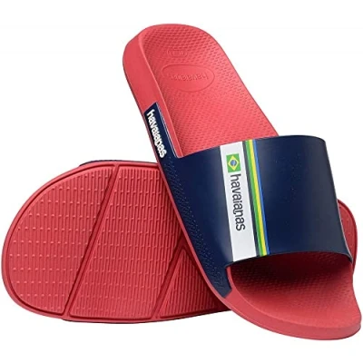 Image of Havaianas Slide Brasil Red 35/36