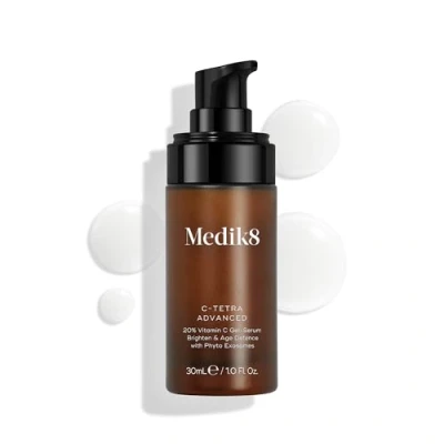 Image of Medik8 C Tetra Advanced 20% Vitamin Gel Serum With Exosomes Defend Against Premature Skin Ageing &amp; Achieve Accelerated Brightening