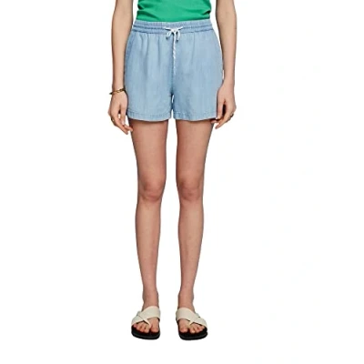 Image of ESPRIT Women&#039;s 053cc1c302 Denim Shorts, 904/Blue Bleached, 6