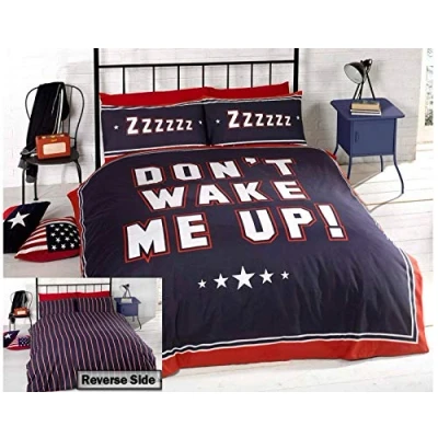 Image of Rapport Home Duvet Cover Set, Polycotton, Navy, King