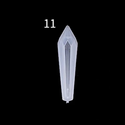 Image of Pendulum Resin Mold Quartz Crystal Silicone For Casting Uv Epoxy Necklace Pendant