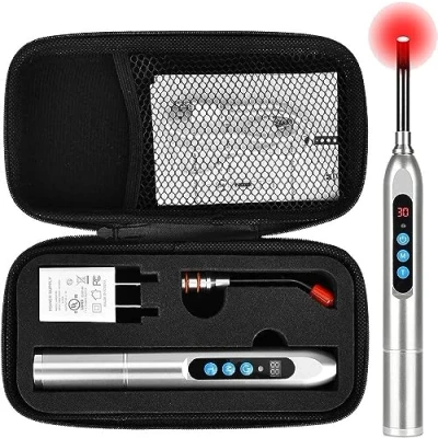 Image of ZIROXI Red Light Therapy Instrument Pen 2 In 1 Cold Sore Device Infrared For Lip Canker Management Pain Relief Muscle, Back, Knee, Shoulder