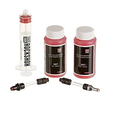 Image of Rockshox Unisex Charger Damper Standard Bleed Kit White, Suspension Oil 3 W UK