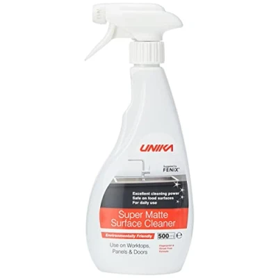Image of Unika Super Matte Laminate Cleaner &amp; Microfibre Cloth, 500ml