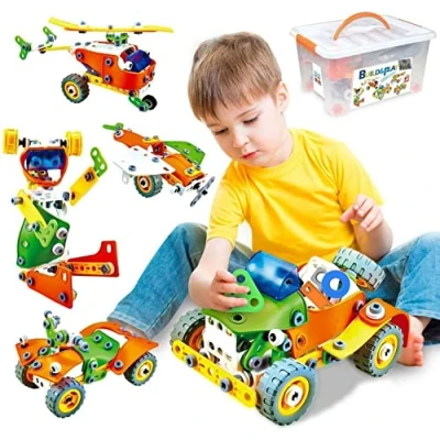 Image of SaaG Building Toys STEM Construction Engineering Toy Kids Educational Creative Learning Set for Boys and Girls Age 5 6 7 8