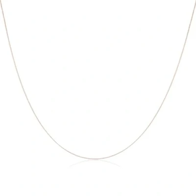 Image of Fine 9ct Rose Gold Diamond Cut Curb 18 Inch Chain