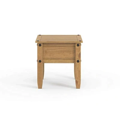 Image of Home Source Side Table, Pine, Natural, 54cm