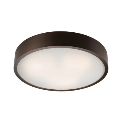 Image of Round Cylindrical Ceiling Light Wenge, 3x E27