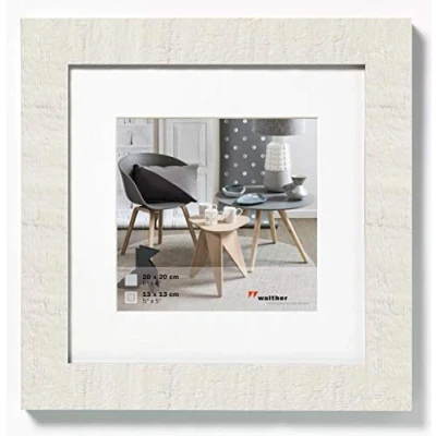 Image of walther Design Picture Frame Polar White 40 x cm Home Wooden HO440V