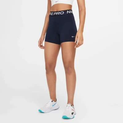 Image of Nike Performance 365 Short Leggings, Women&#039;s, Size: Large, Obsidian/white