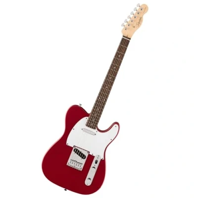 Image of Squier by Fender Debut Collection Telecaster Electric Guitar, Laurel Fingerboard, White Pickguard, Dakota Red