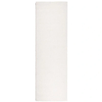Image of vidaXL Shaggy Rug PAMPLONA High Pile Modern Cream 80x250 cm
