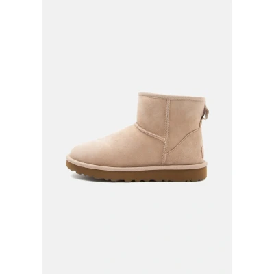 Image of UGG Classic MINI ankle boots, Women&#039;s, Size: 4, Sand Sheepskin