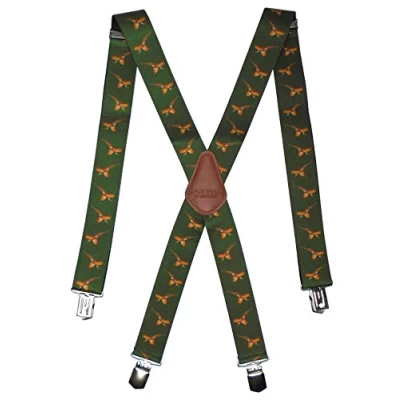 Image of JACK PYKE Elasticated Braces Pheasant Design One size
