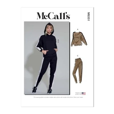 Image of McCall&#039;s M8351ZZ Misses Sleepwear ZZ (L XL XXL)