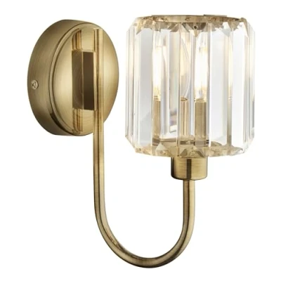 Image of Endon 107803 Berenice Wall Light, Antique Brass