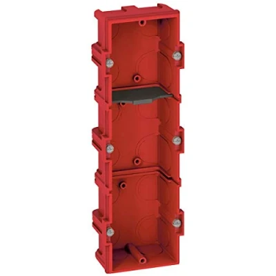 Image of Legrand Batibox 080143 Box for Flush Mounting 3 Components Depth 40 mm