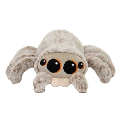 Image of Ancol Cuddle Sid Spider Soft Dog Toy Squeaky Stuffed Funny Comforting Plush Pet Entertaining 30cm
