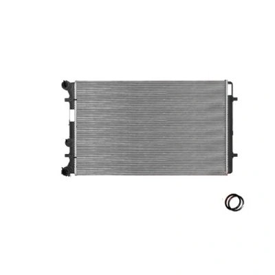 Image of 1J0121253M Engine radiator VAN WEZEL 03002129 Aluminium 650mm 400mm 25mm *** IR PLUS with accessories Brazed cooling fins VOLKSWAGEN: Golf 4