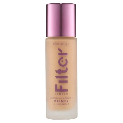 Image of Collection Cosmetics Gorgeous Glow Filter Finish, Illuminator, Primer and All Over for Glowing Skin, Fair Medium