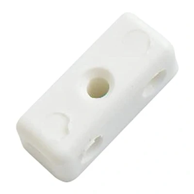 Image of Merriway BH03653 (20 Pcs) Modesty Block Wood &amp; Furniture Jointing Connector White Pack of 20 Pieces