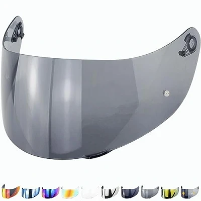 Image of Everalo Compatible with Agv K1 Visor K3sv K5 K5s K1s S4sv Horizon Skyline Strada Stealth sv Compact Helmet Aftermarket Pinlock Ready (Black 30%)