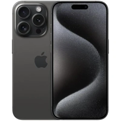 Image of Apple iPhone 15 Pro (128 GB) Black Titanium (Renewed)